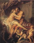 Francois Boucher Hercules and Omphale oil